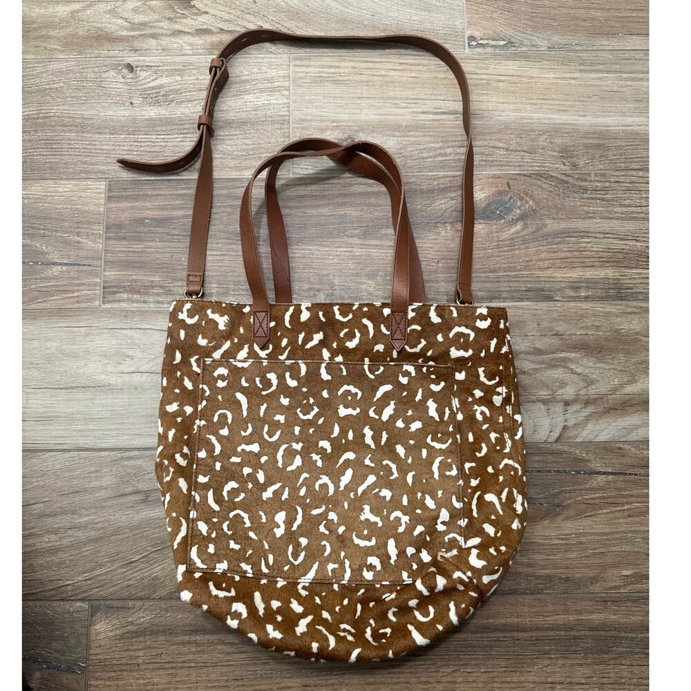 Brown Leopard Print Shoulder Bag